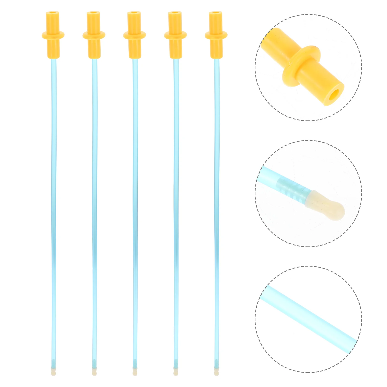 

5Pcs Pet Breeding Tube Sheep Insemination Pipe Disposable Breeding Rod Artificial Insemination Rod for Dogs Animals Pets