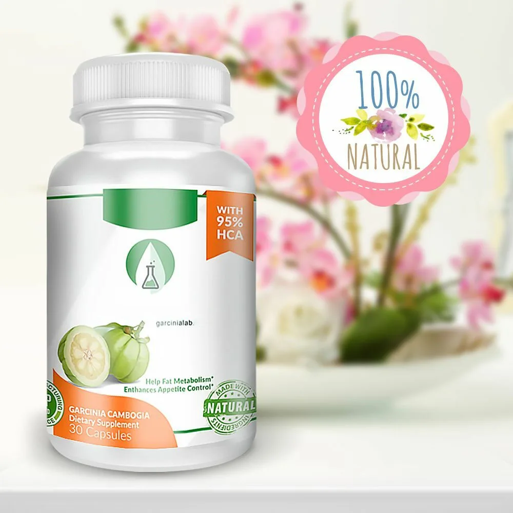 

95% HCA GARCINIA CAMBOGIA EXTRACT-Reduce the abdomen Slim Fat Burner GarciniaLab 30caps/bottle