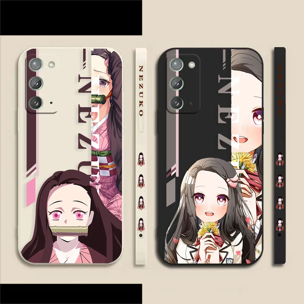 

Nezuko Kamado Case For Samsung A50 A30 A20S A10S A10 A14 Note 20 10 9 M32 M22 M40S M80S A03S A20 Pro Plus Lite Ultra 4G 5G Case