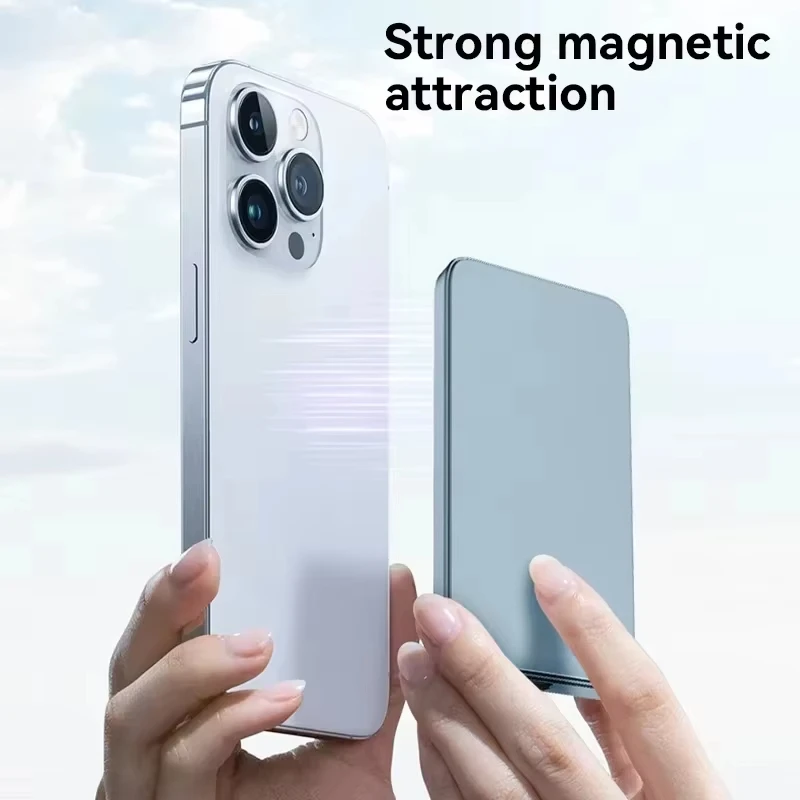 Фото VIVO 50000 мАч Магнитный беспроводной ультратонкий аккумулятор CCC Power Bank PD25W 3C Портативная батарея с быстрой зарядкой для Magsafe для iPhone Xiaomi №4