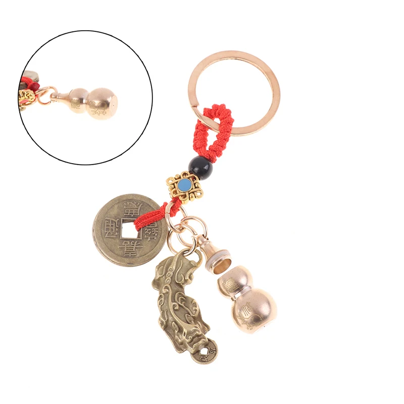 

2023 China Zodiac Rabbit Keychains Year Lucky Rabbits Commemorative Keychain Brass Car Keychain Pendant New