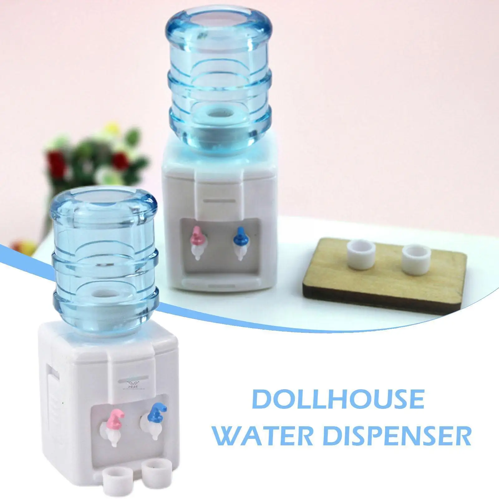 

Dollhouse Mini Water Dispenser Miniature Scene House Accessories Mini Water Decoration Model Household Dispenser Plast C1m8