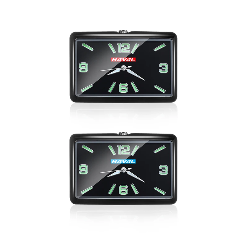 Светящиеся Безопасные Автомобильные маленькие квадратные часы приборной панели