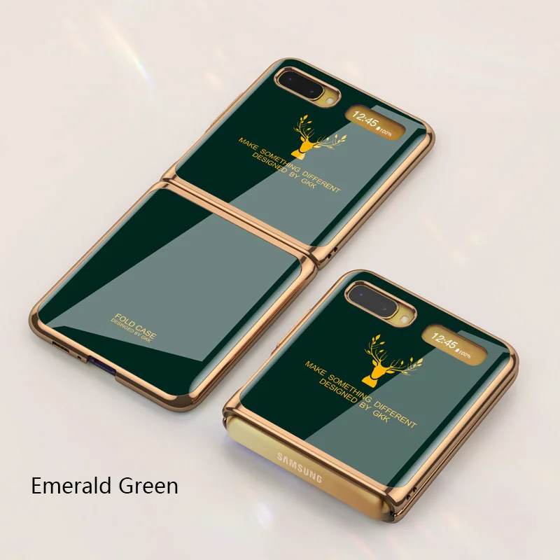 

Luxury New Phone Case For Samsung Flip Creative Elegant Cover For Galaxy Z Flip Fashion Anti Fall Full Protective New Funda