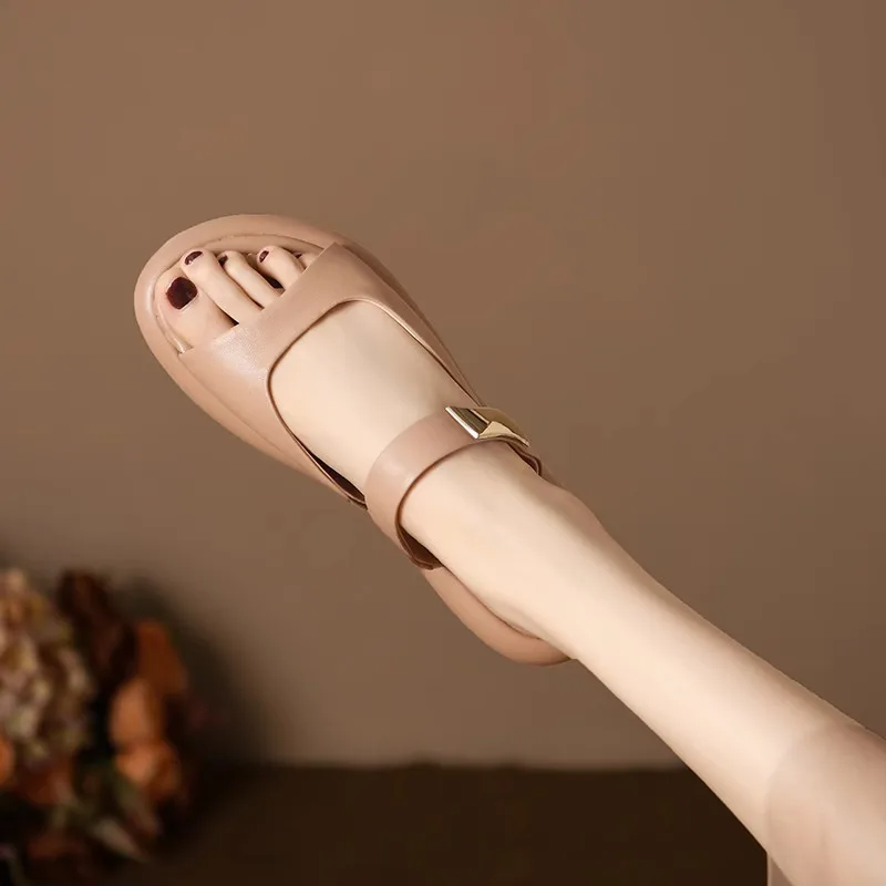 Flat Slippers Women Outdoor Beach Shoes Fashion Summer Ladies Shoes Casual Woman Sandals Leisure Slippers Chaussure Femme