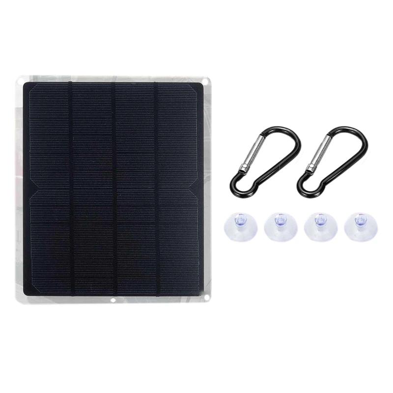 

20W 12V Monocrystalline Solar Panel, Environmentally Friendly Portable Solar Charging Board, Waterproof 210X180mm