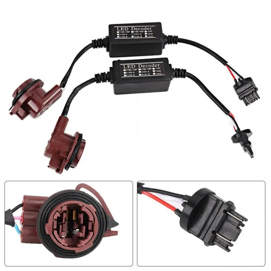 

3157 LED Decoder Car LED Turn Singal Load Resistor Canbus Error Free Canceller