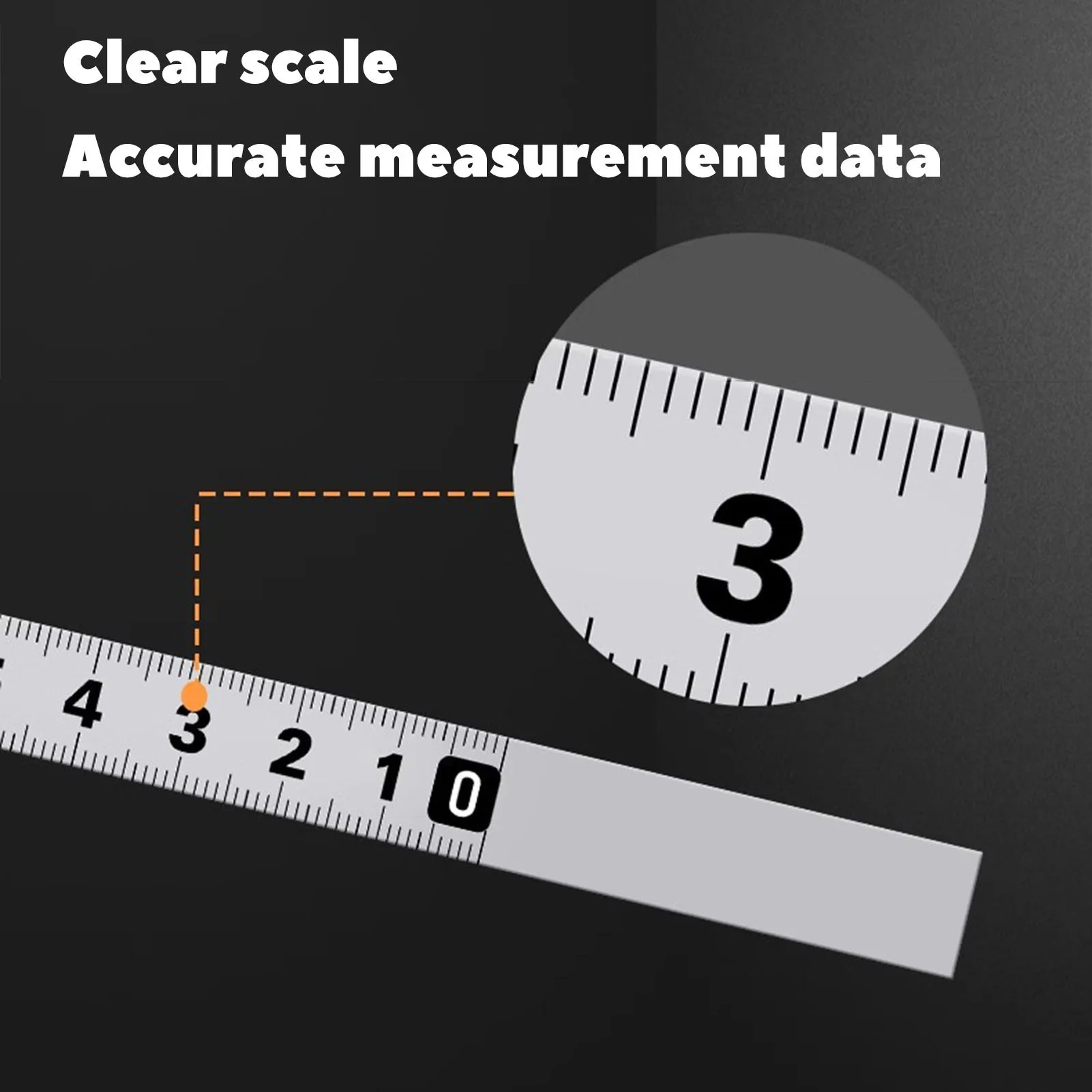 Самоклеящаяся измерительная лента устойчивая к ржавчине прочная линейка для