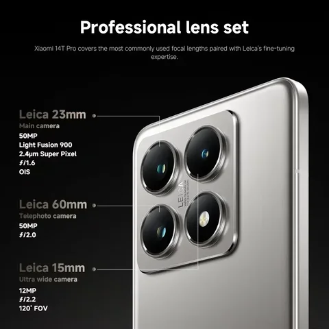 Смартфон Xiaomi 14T Pro, 12/256ГБ, 12/512ГБ, global