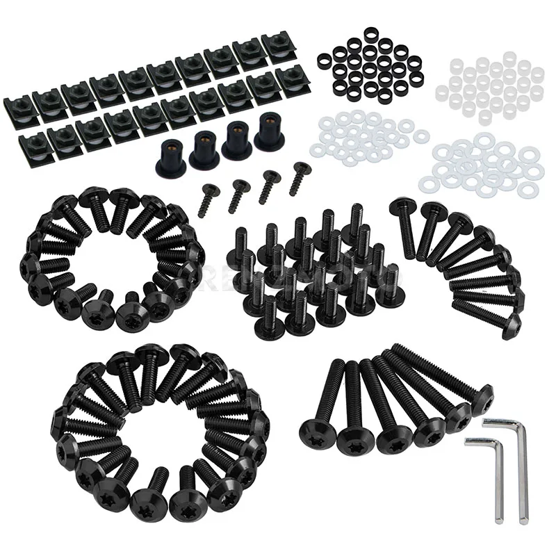 

Universal Car Bumper Stickers Password Fender Washer Bolt Engine Bay Decoration Kit CNC