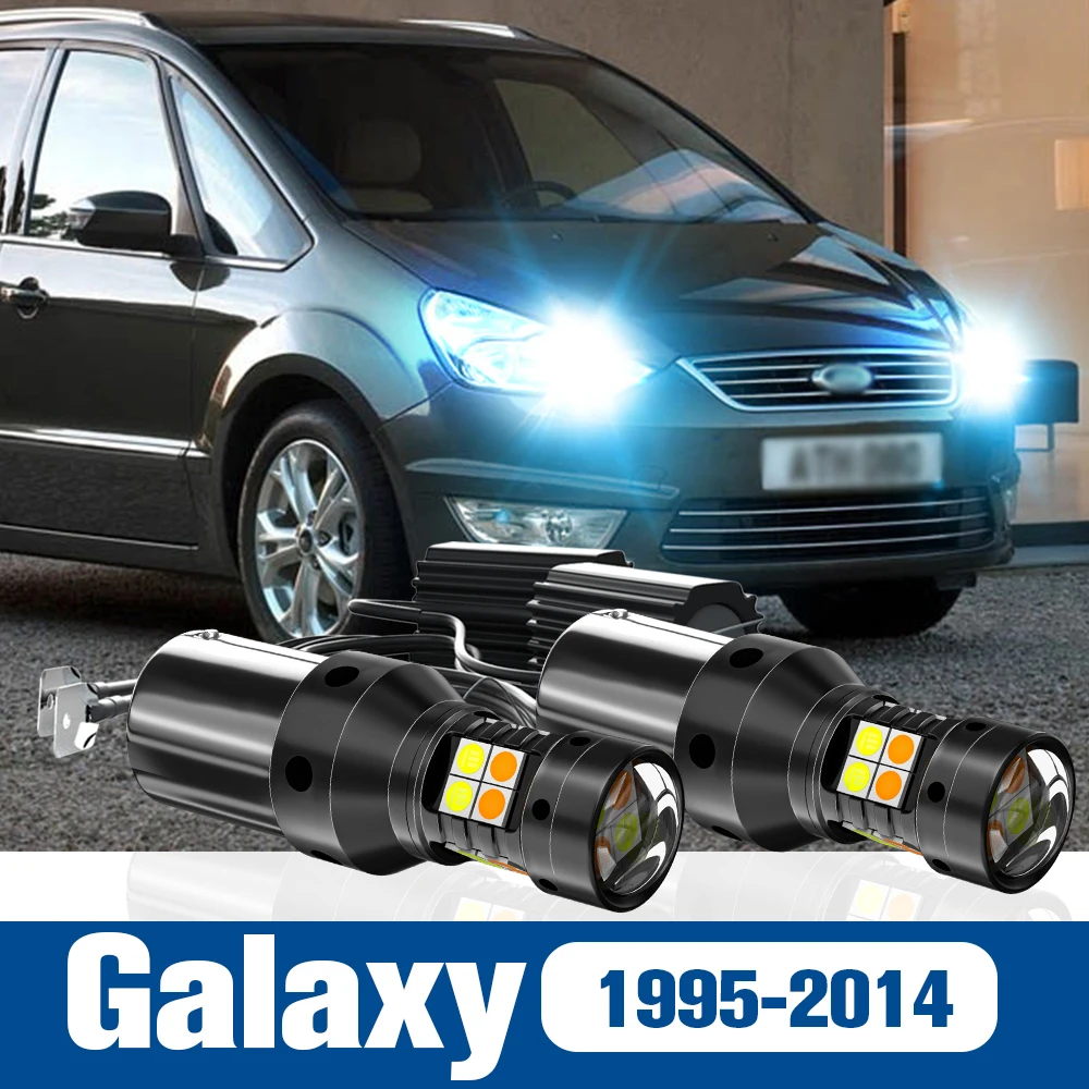 

2pcs LED Dual Mode Turn Signal+Daytime Running Light DRL Accessories Canbus For Ford Galaxy 1995-2014 2005 2006 2007 2008 2009