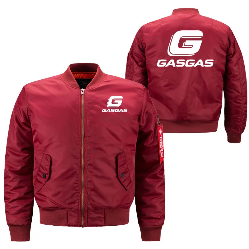Демисезонная мотоциклетная мужская куртка-бомбер gasgas ветрозащитная
