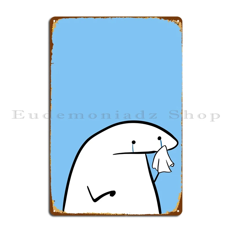 Пещерный цветок коров металлические знаки дизайн ржавые украшения роспись стена