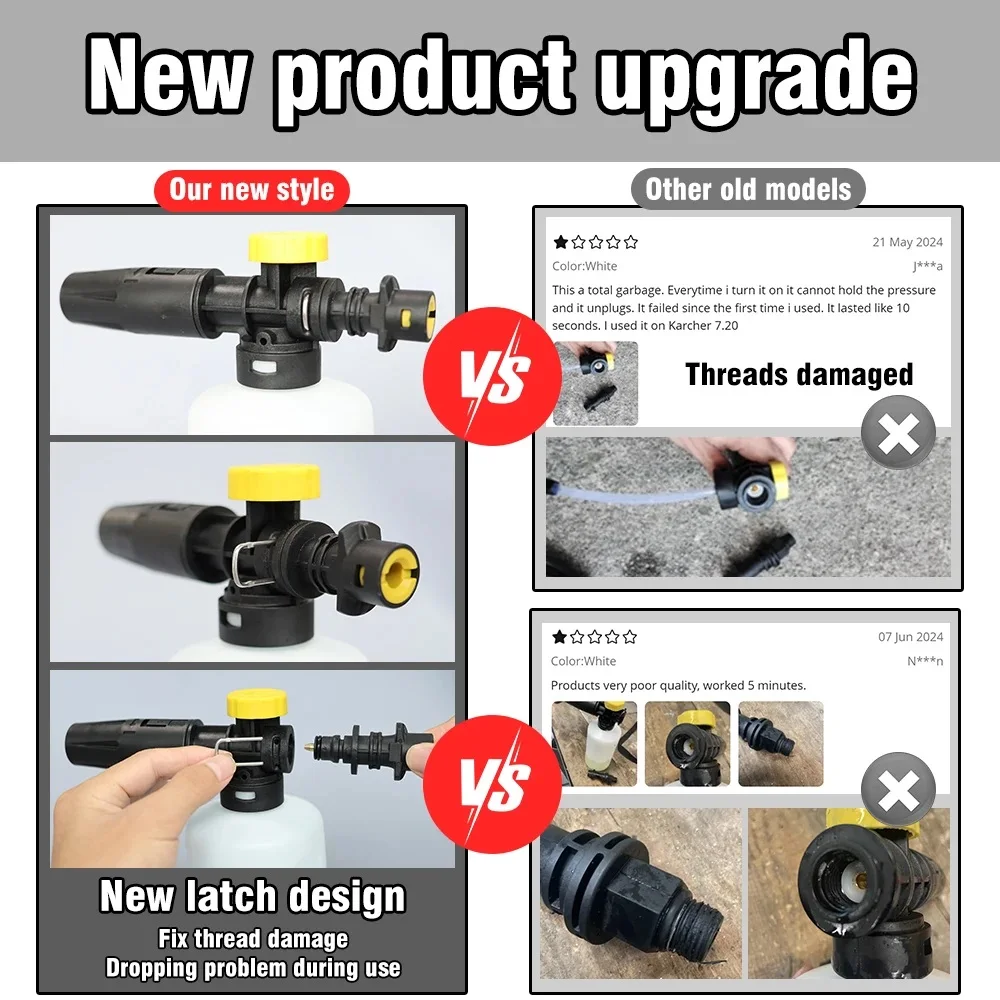 Фото Набор пенопластовых наконечников для автомойки Karcher, набор пенопластовых наконечников для снежной пушки, совместимый с Karcher's K2 K3 K4 K5 K6 K7 №5