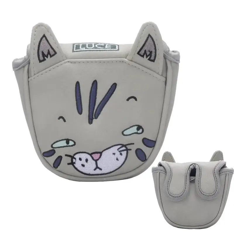 

Mallet Putter Headcover Golf Putter Mallet Headcover Portable Golf Covers With Magnetic Closure Headcover Golf Club Protector