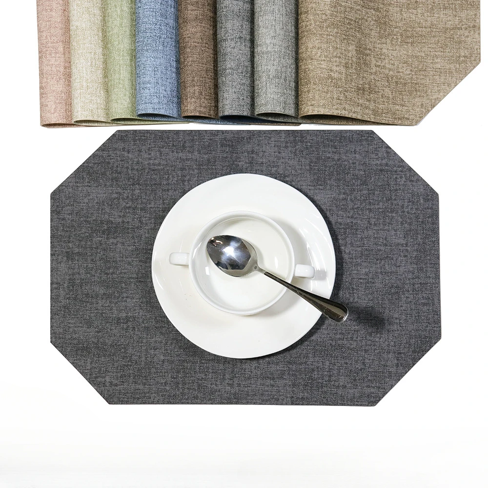 Подстилка под столовую посуду с тканевой текстурой термостойкие коврики