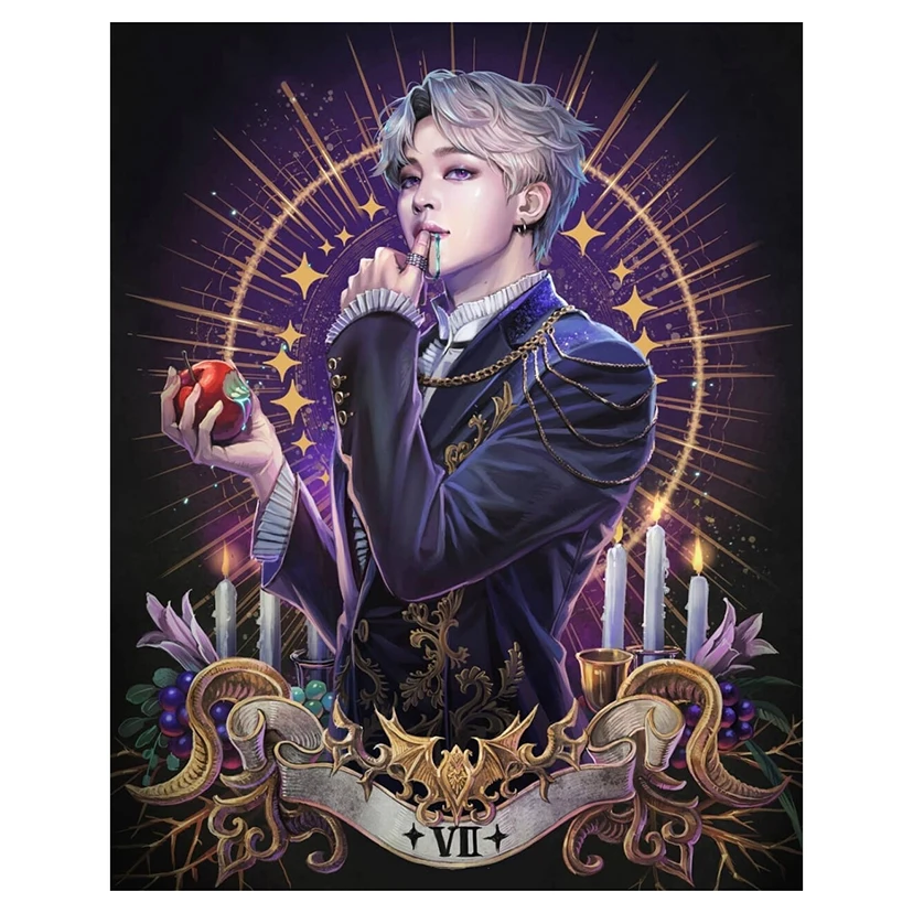 5D DIY Diamond Embroidery Korean Boy Group Popular Idol Full Round Painting Cross Stitch Rhinestone Mosaic Home Decor |