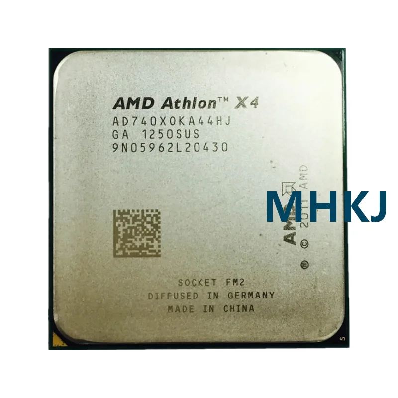

Процессор AMD Athlon X4, 740G, 65 Вт, 4 ядра, AD740XOKA44HJ, разъем FM2