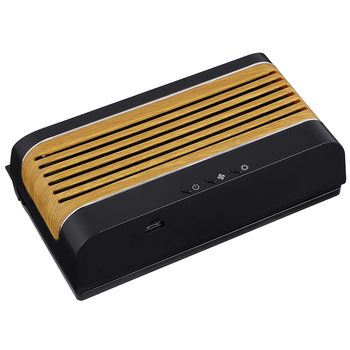 

1PC 4000mAh Solar Powered Car Exhaust Fan USB Charging Dual Mode Fan Mobile Phone Charging Fan for Car Use (Black)