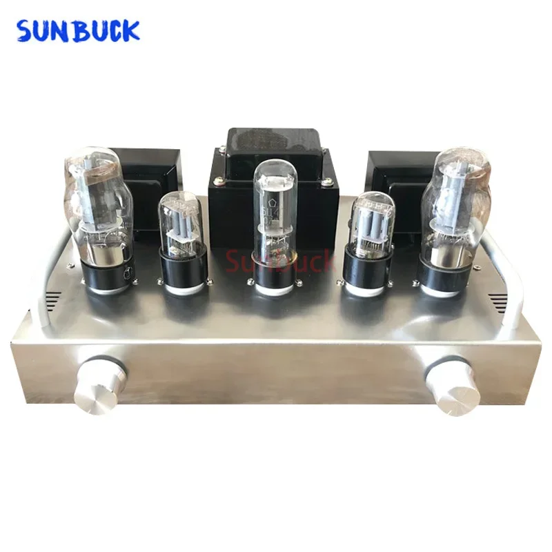 Фото Sunbuck DIY комплект роскошный высококачественный ламповый усилитель высокого класса 6,5 Вт 2,0 канала 5U4C 6H9C 6P3PT №3