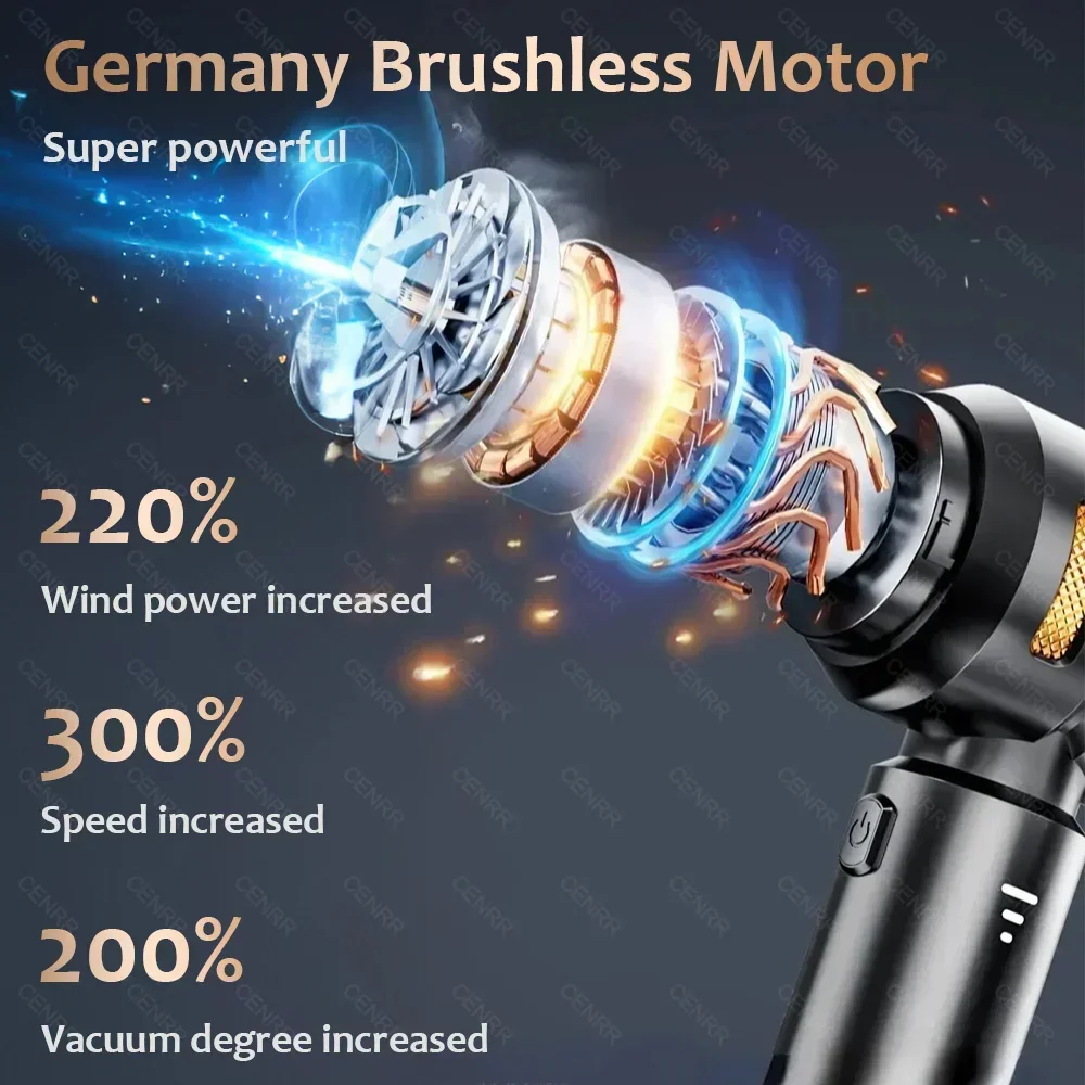 CENRR Мощный 998000 PA Автомобильный пылесос Ручной портативный для автомобиля