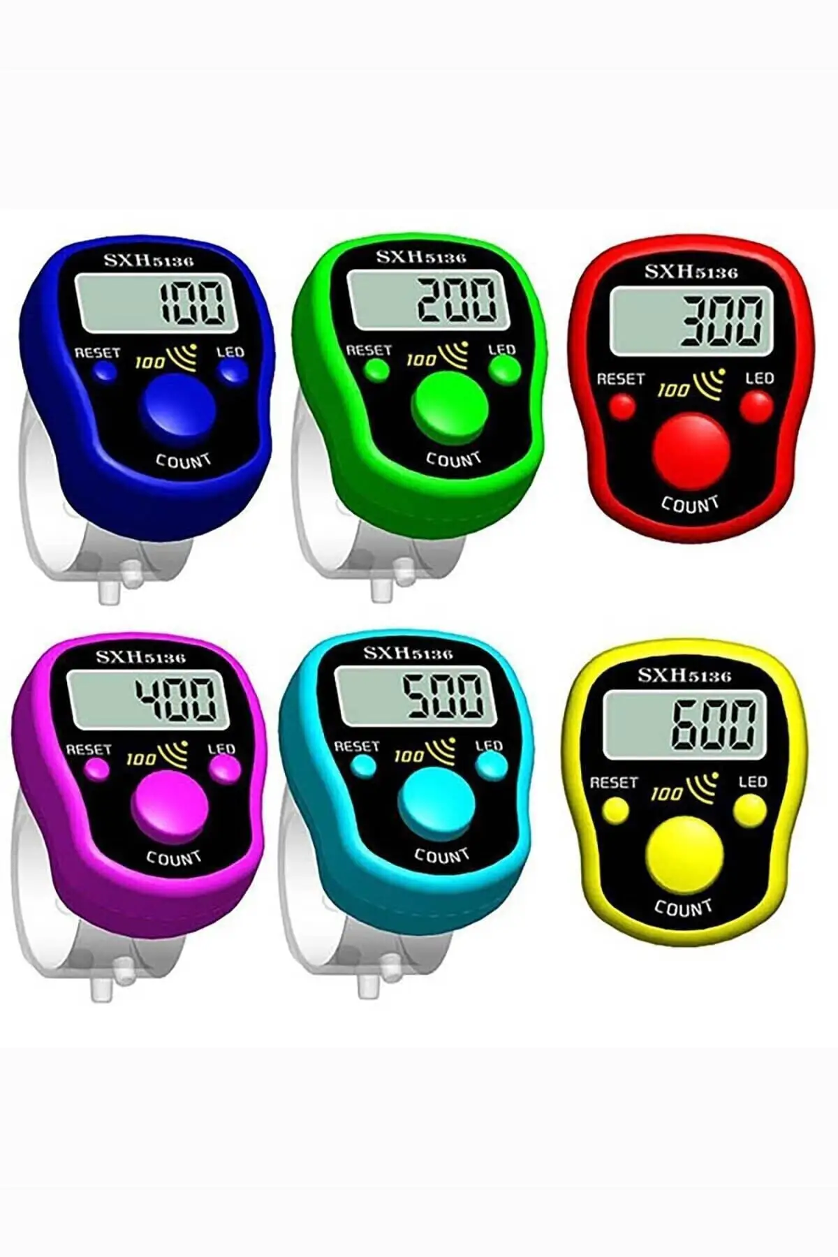 

Zikirmatik Luminous Voice Digital Finger Ring Sayaçmatik 1 PCs