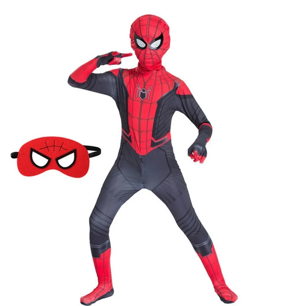 

Children Spiderman Bodysuits Cosplay Costumes Captain Marvel Superhero Deadpool Kids Jumpsuit Halloween Christmas Party Gifts