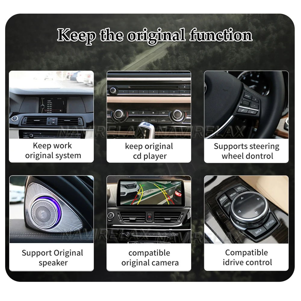 Автомобильный DVD-плеер 12 3 дюймов Android для BMW X5 E70 X6 E71 2007-2013 блок системы CCC CIC