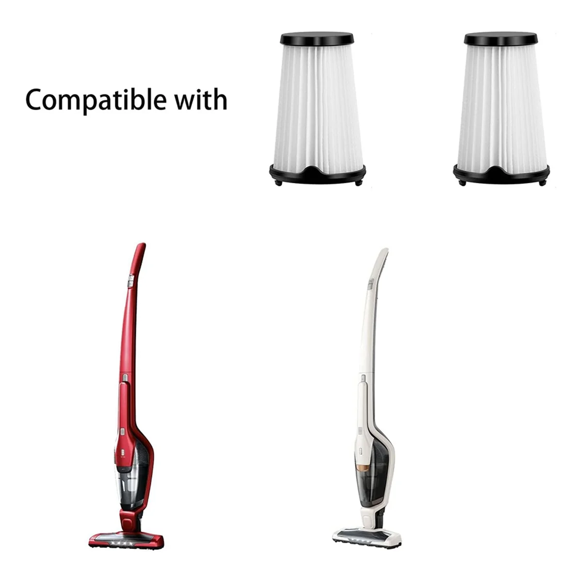 Сменные вакуумные фильтры VAF-1 3 шт. совместимые с пылесосом Ergorapido EHVS2510AW VS3510AR