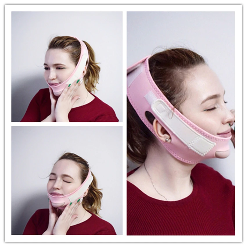 

1pcs Face Slim VLine Lift Mask Cheek Chin Neck Slimming Thin Belt Strap Beauty Delicate Facial Thin Face Mask Slimming Bandage