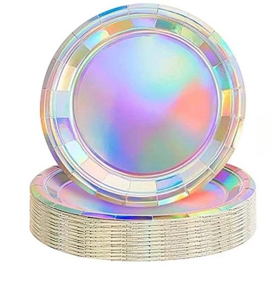 

Одноразовые бумажные тарелки с лазерной гравировкой