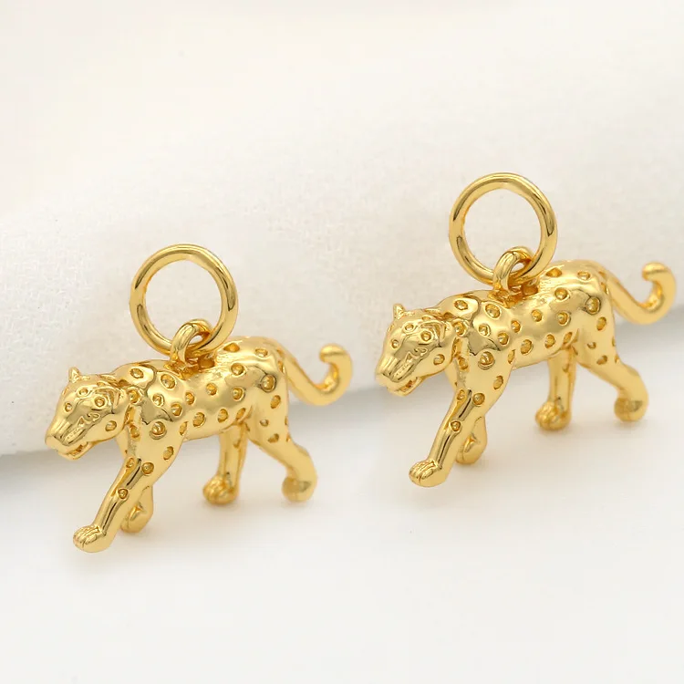 Латунные подвески с леопардом | AliExpress