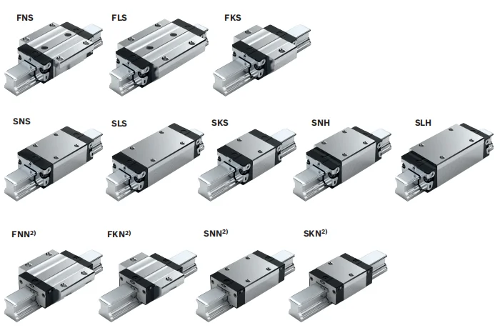 Р 165121420 Оригинальный немецкий шариковый подшипник скольжения каретки линейной