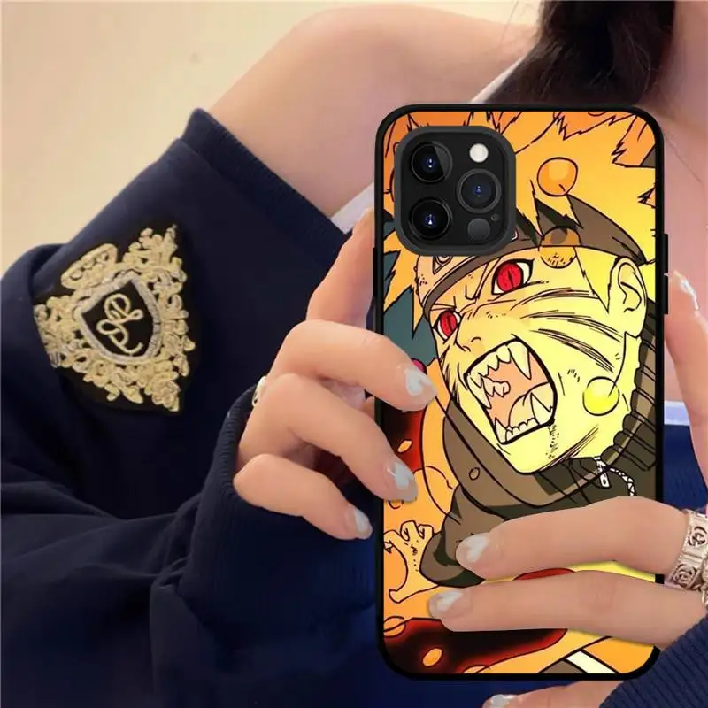 Чехол для телефона BANDAI с аниме Наруто удзумаки iPhone 11 12 13 mini pro XS MAX 8 7 6 6S Plus X 5S SE 2020 XR |