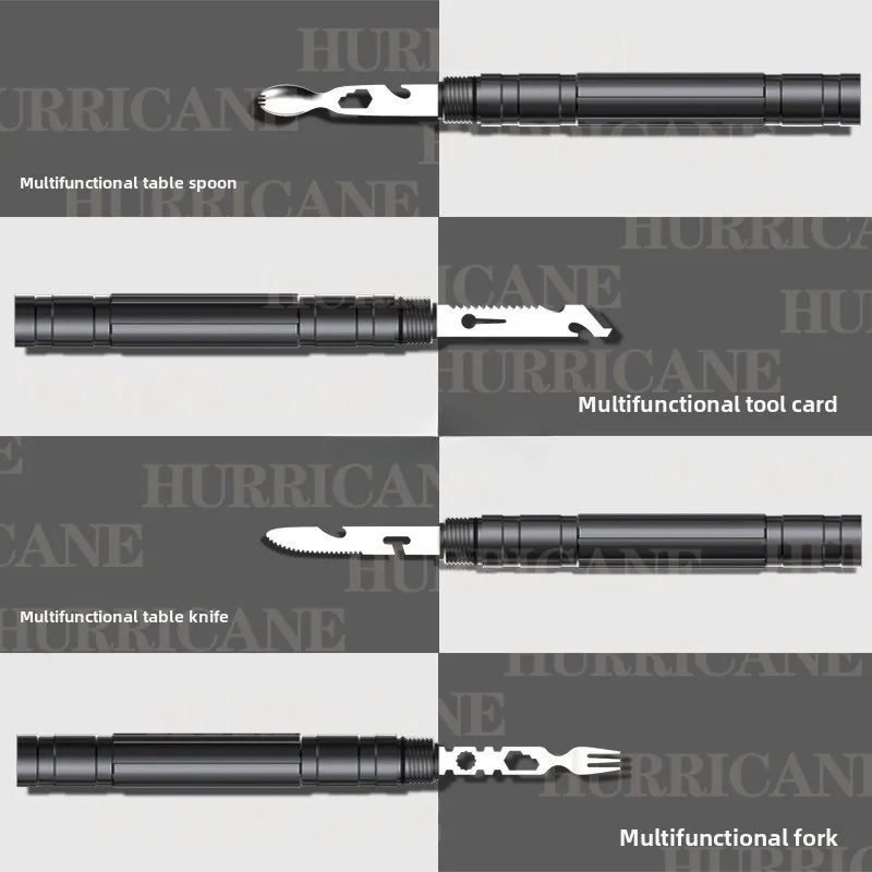 Т-образный инструмент для выживания в кемпинге телескопическая складная