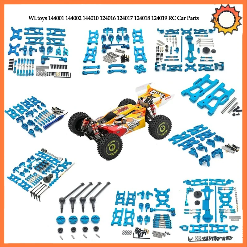 Wltoys 144001 144002 144010 124007 124016 124017 124019 Рулевая тяга сервоприводная набор рулевых колец