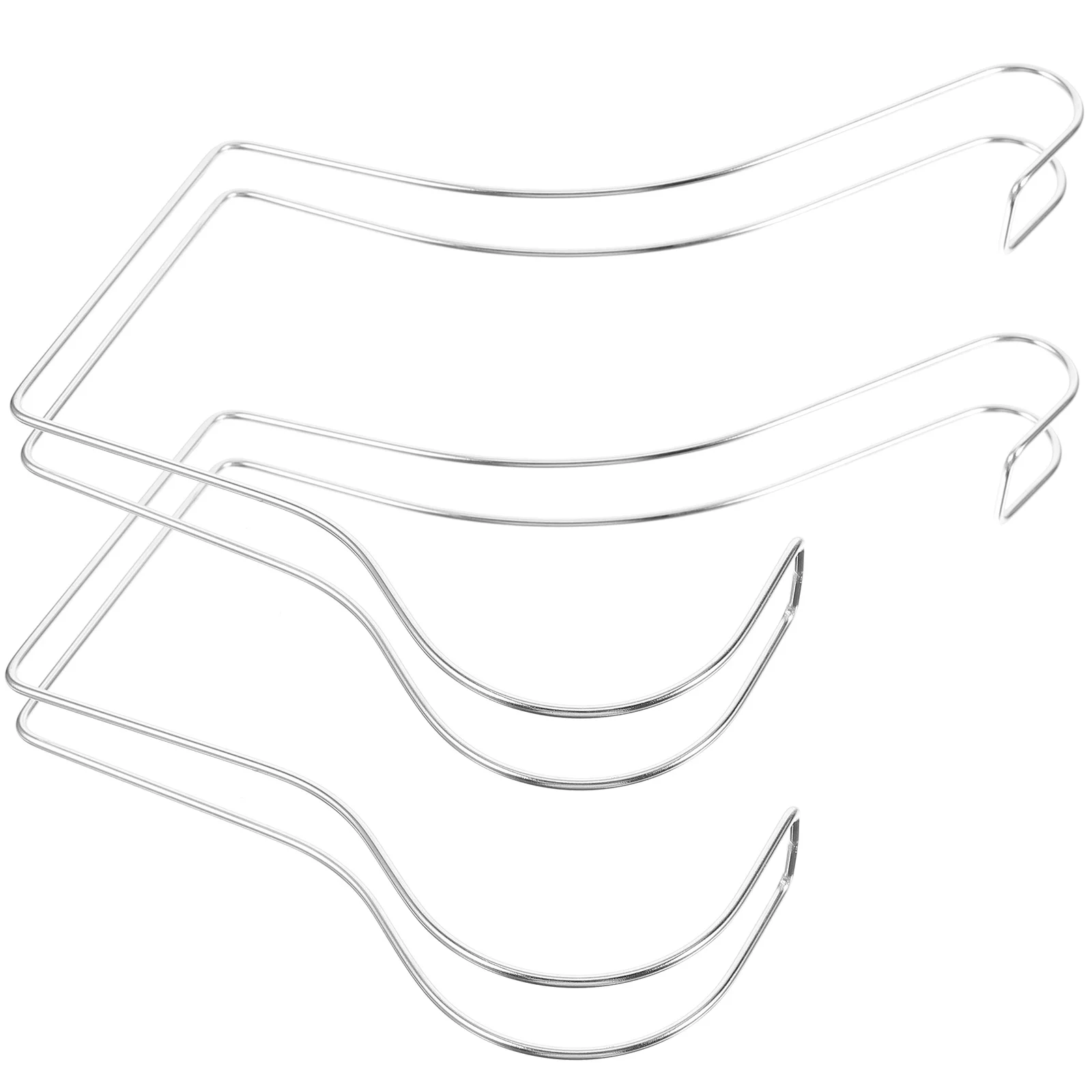 

2 Pcs Shoe Rack Boot Shaper High Heel Display Stand Shoes Insert Supports Stainless Steel Holder