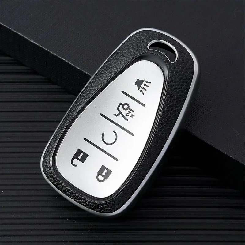 

Автомобильный Брелок Для Chevrolet Chevy Malibu, Camaro, Cruze, подача звуковых вольт, болт Equinox, кожаный чехол-держатель из ТПУ, аксессуары Fob