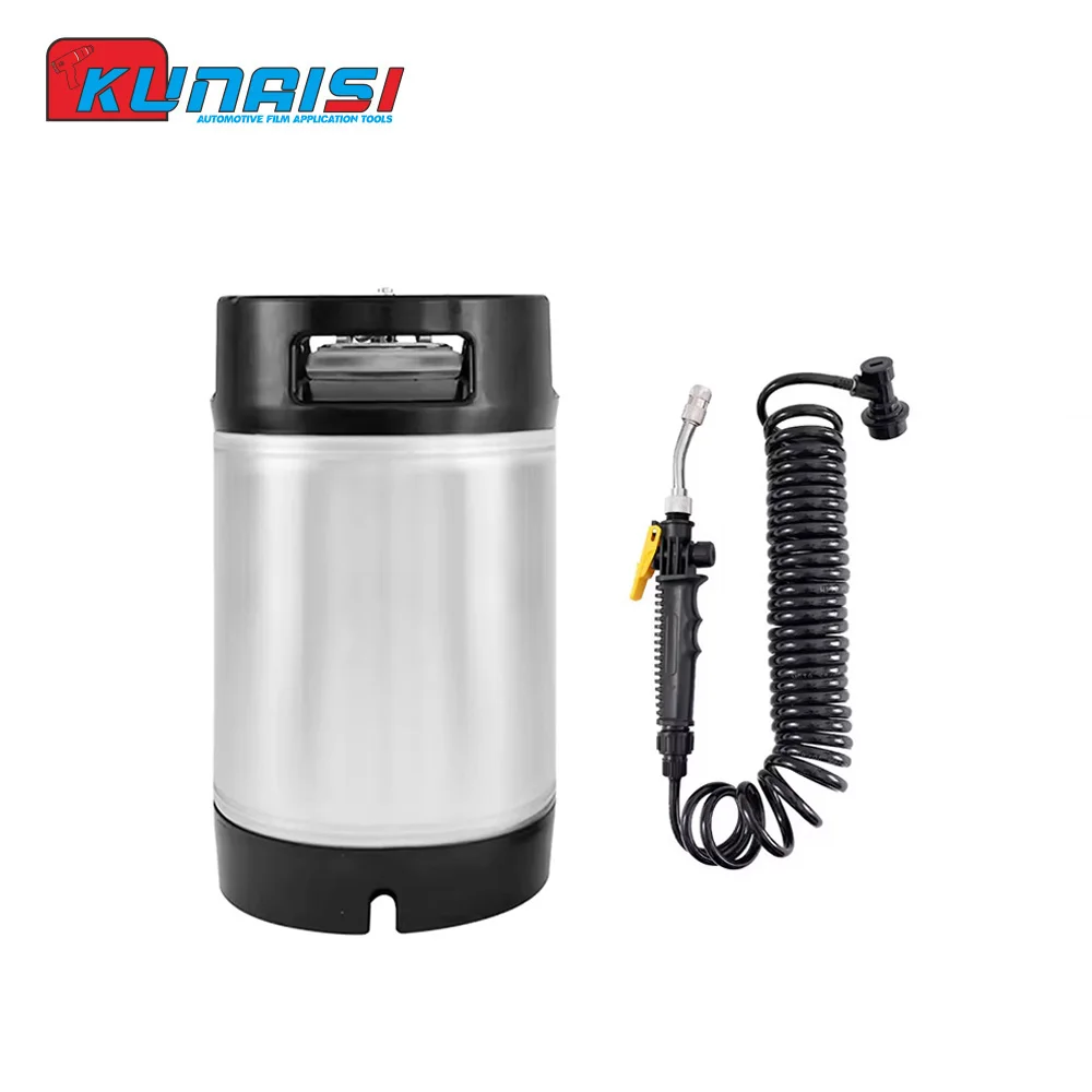 

Переносной резервуар для мойки автомобиля KUNAISI л из нержавеющей стали, тонировочный резервуар для мойки автомобиля, распылитель ppf из ТПУ, инструменты для окон, автомобильный резервуар для распыления воды