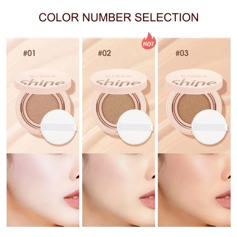 

Poreless BB Air Cushion Foundation CC Cream Matte Concealer Whitening Makeup Cosmetic Waterproof Brighten Face Base CC Creams
