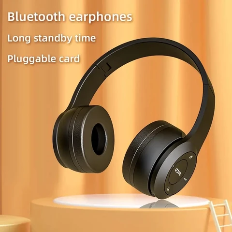 Стерео P47 гарнитура 5,0 Bluetooth гарнитура складная серия Беспроводная Спортивная игровая гарнитура для HuaWei XiaoMi