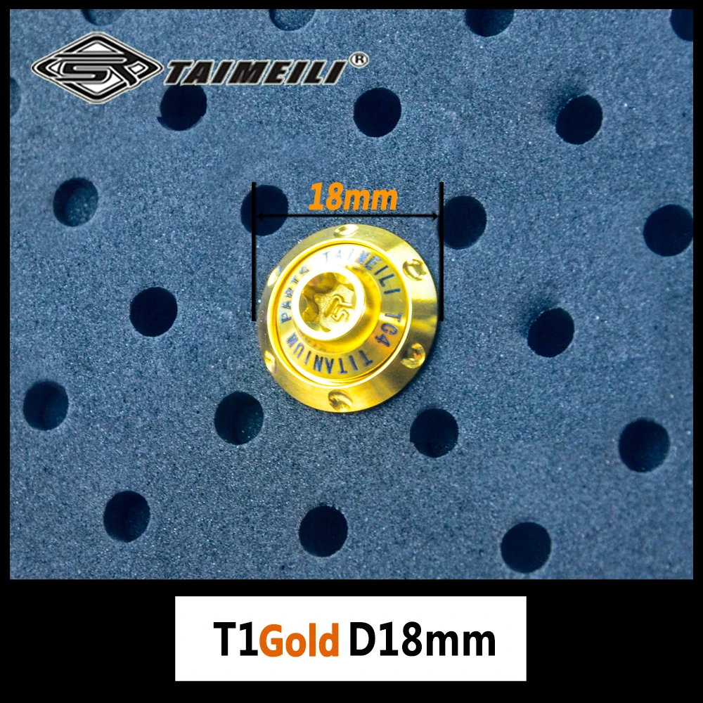 

1 шт., винт TAIMEILI из титанового сплава, причудливый винт для головки зонта с прокладкой, аксессуары для украшения мотоцикла