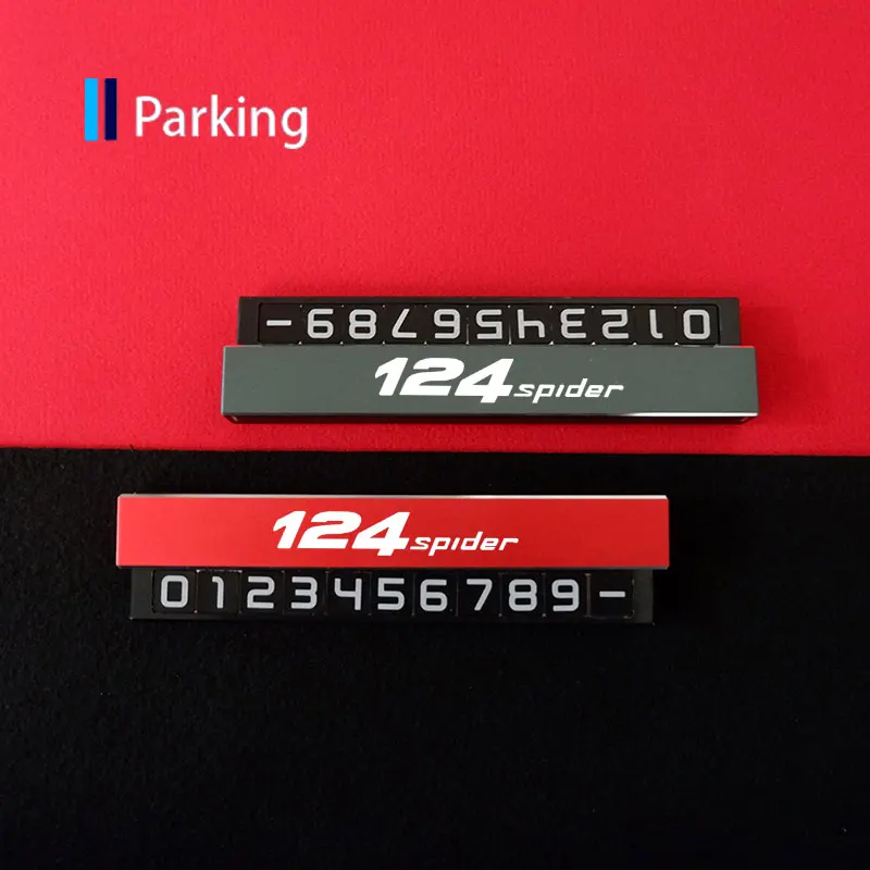 

Car Temporary Parking Card For Fiat 124Spider Phone Number Stop Sign For Fiat Abarth Aegea 500 Panda Uno Palio Tipo Doblo Ducato