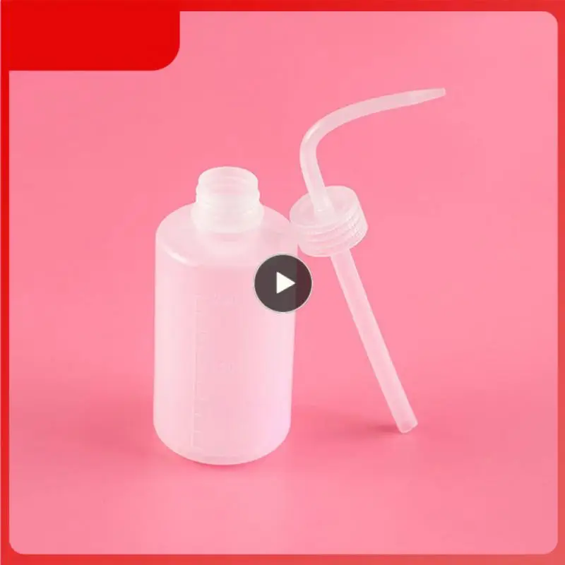 

250ml Washing Bottle For Eyelash Extension Cosmetic Remover Bottle Elbow Narrow Mouth Eyelashes Cleaning Leak Proof Water Makeup