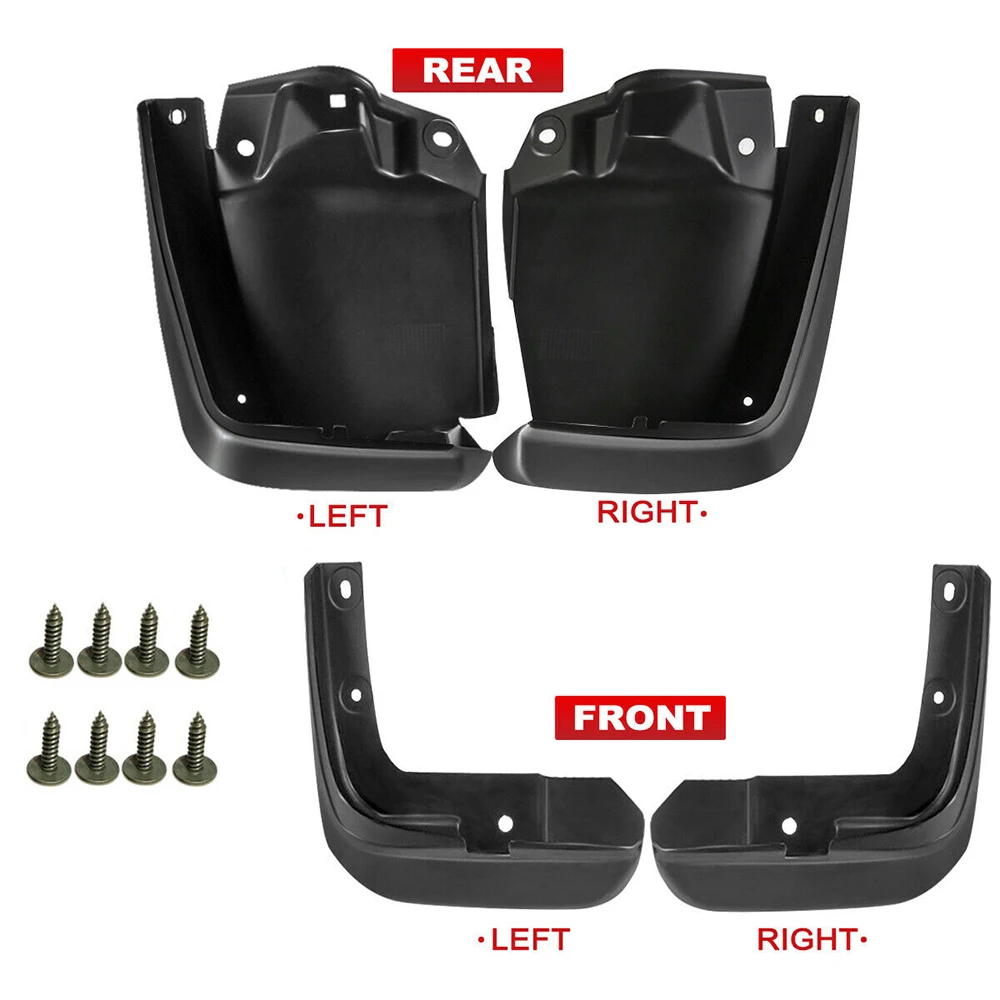 

Set of 4 Mudguards for Honda Civic 4DR 9TH GEN 2012 2013 2014 2015 Splash Guards Mud Flap Front&Rear