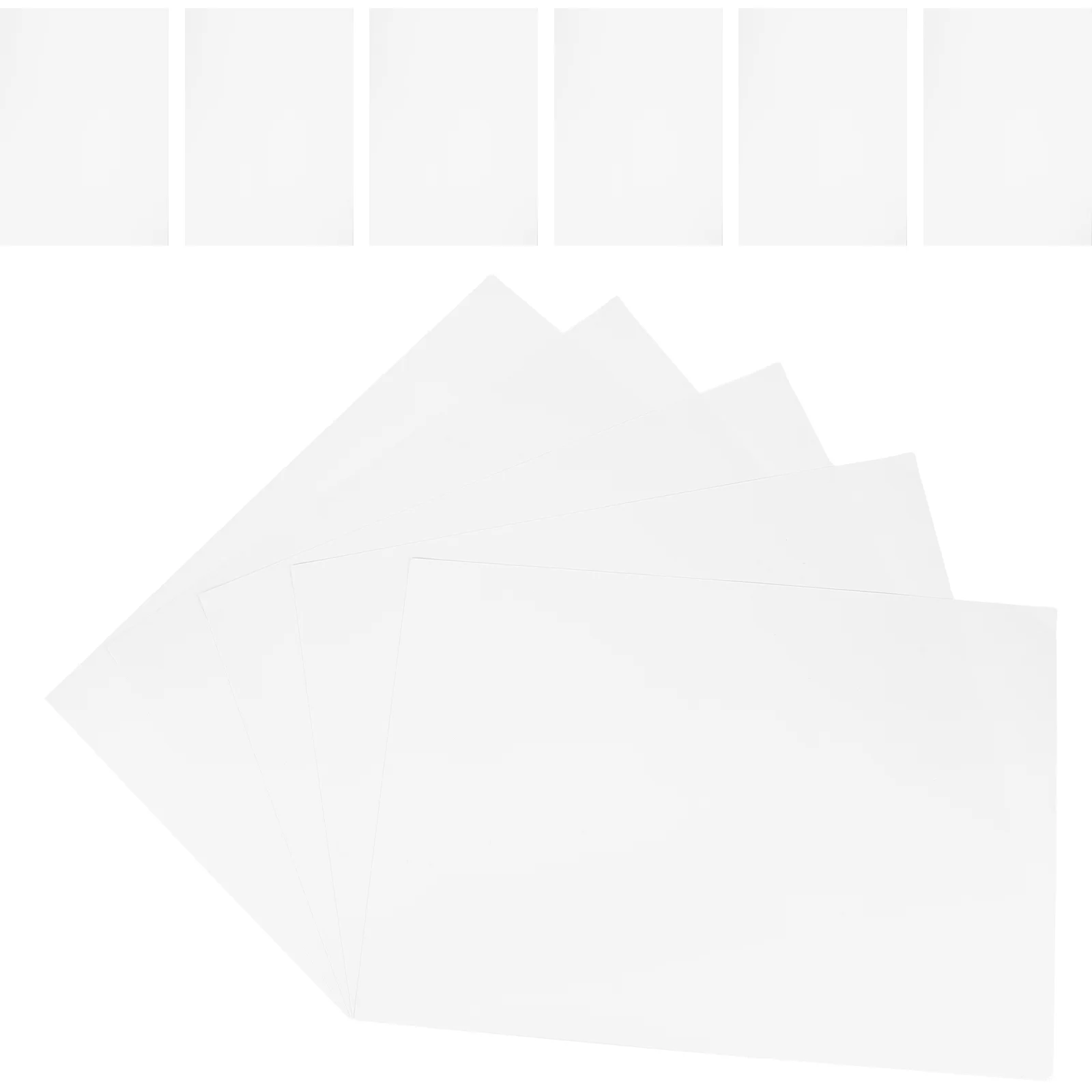 

20 Sheets Paper Sticker Printing Blank Papers A4 Fully Transparent White