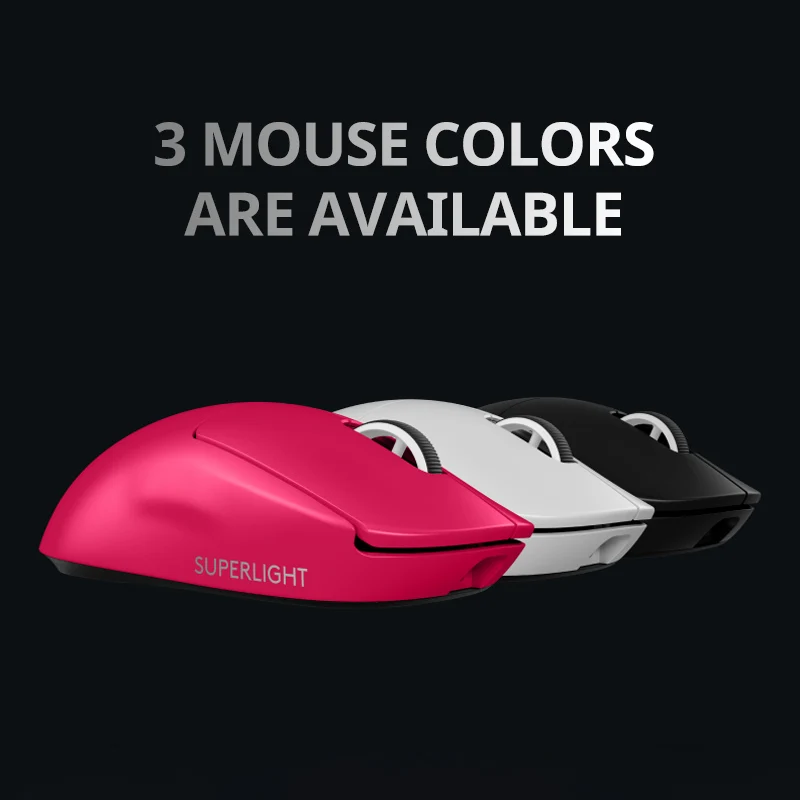 Фото Оригинальная беспроводная игровая мышь Logitech G PRO X SUPERLIGHT 2, легкая, с сенсором 44K DPI и частотой опроса 8KHz №3