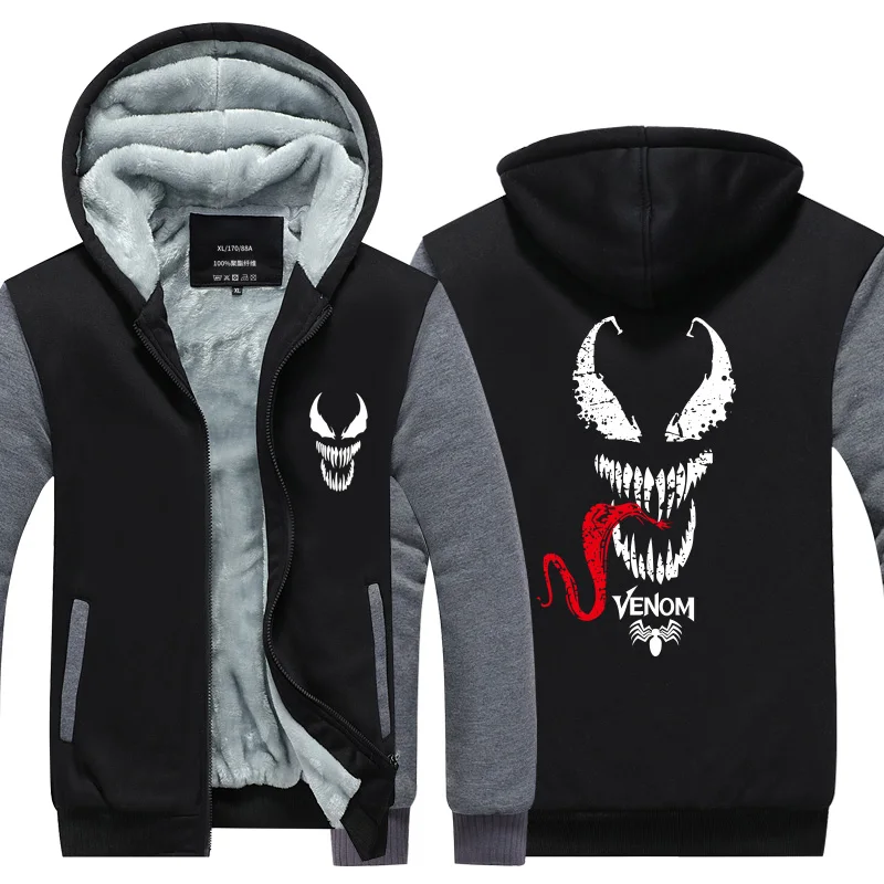 New 3d Venom Spider Hoodie Film Peripheral Printed Men's Autumn/Winter Hoodie Sweatshirt Men's Unisex Jacket Tops