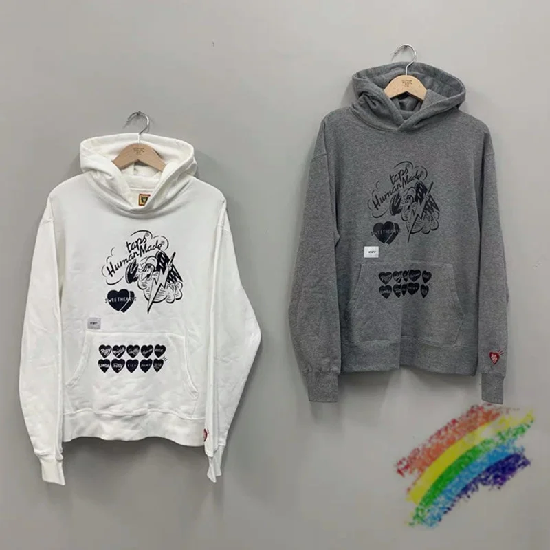 

Girls Don’t Cry HUMAN MADE Hoodie Men Women 1:1 High Quality Pullover White Gray Sweatshirts Hooded