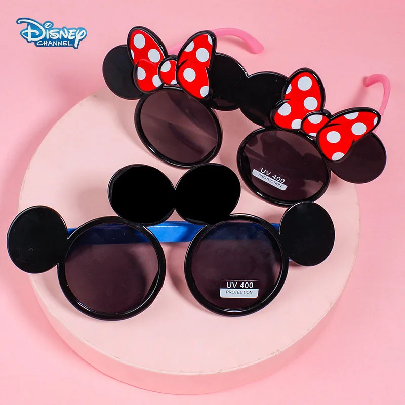 

New Cartoon Children's Sunglasses Fashion Mickey Minnie Glasses for Boys Girls Cosplay Props Kids Anti-UV Eyewear Birthday Gifts
